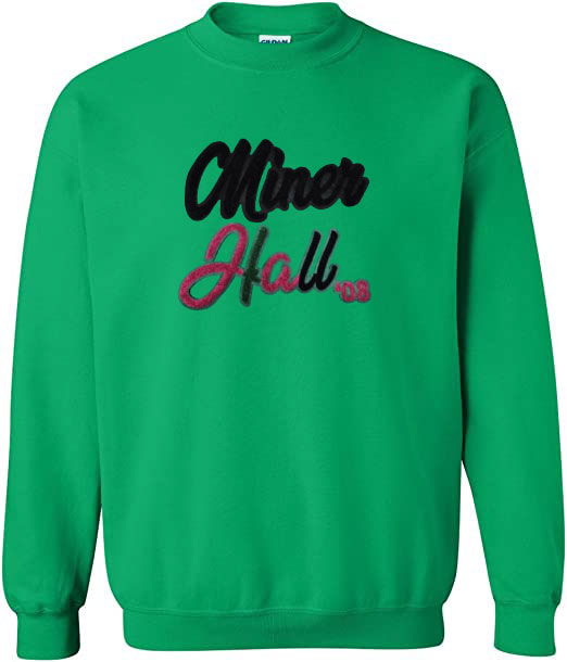 AKA Miner Hall Embroidered Chenille Pullover Sweatshirt