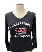 Load image into Gallery viewer, DST I Understood The Assignment Long Sleeve T-Shirt
