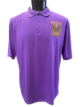 Load image into Gallery viewer, ΩΨΦ Dri Fit Life Member Shield Golf Shirt
