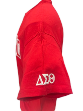 Load image into Gallery viewer, Delta Sigma Theta HU Embroidered Tee
